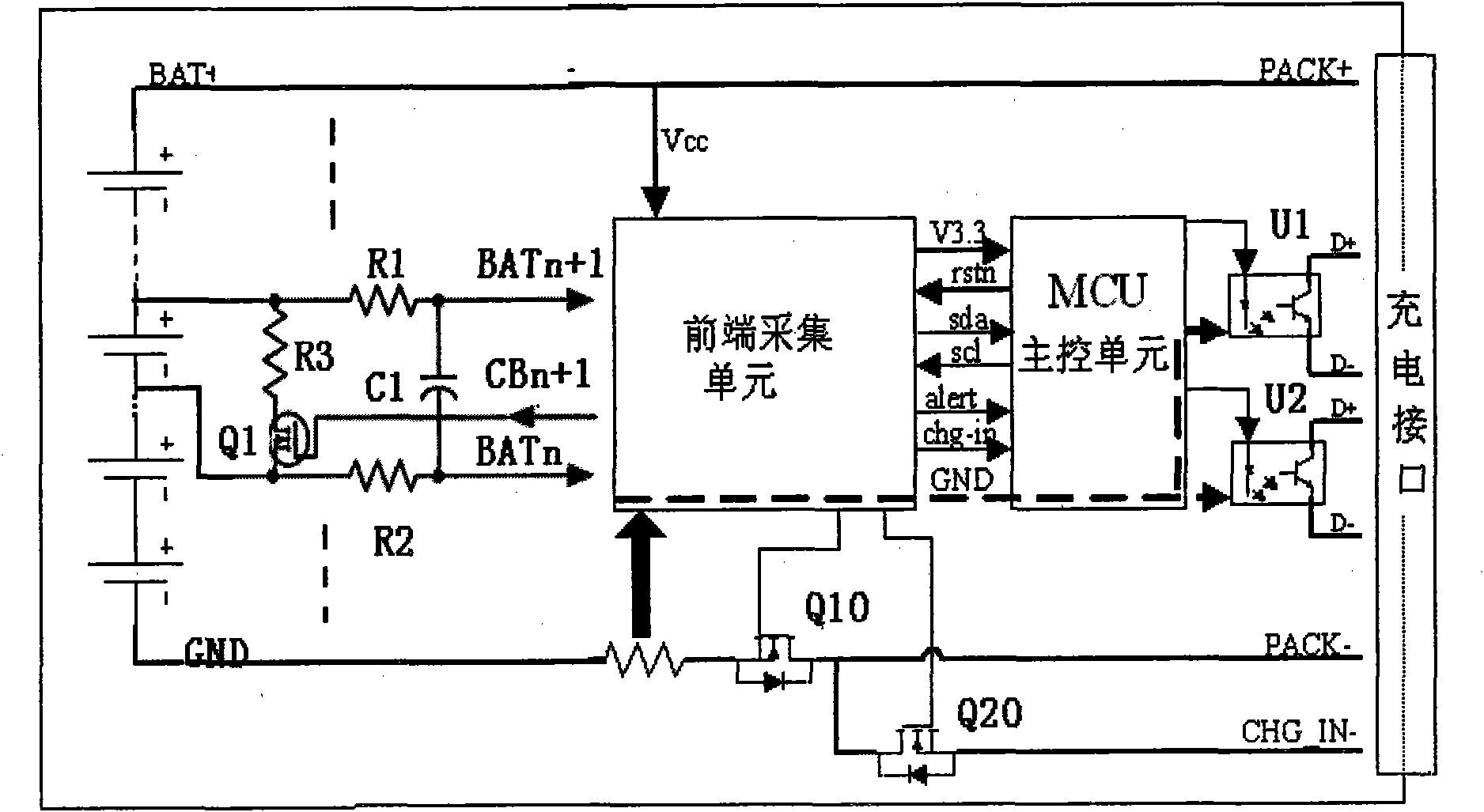 Lithium battery protection circuit and protection method thereof