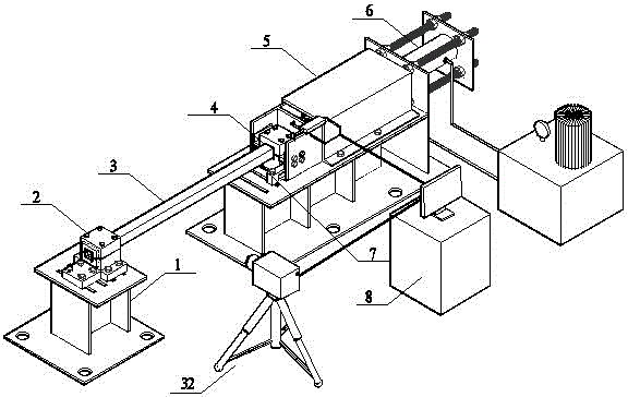 Multifunctional impact experiment platform and method capable of continuously applying axial force