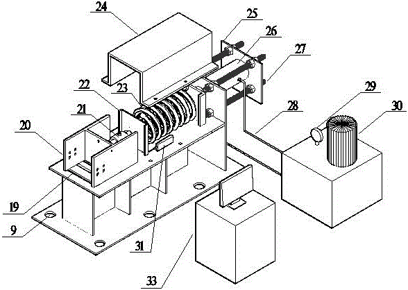 Multifunctional impact experiment platform and method capable of continuously applying axial force