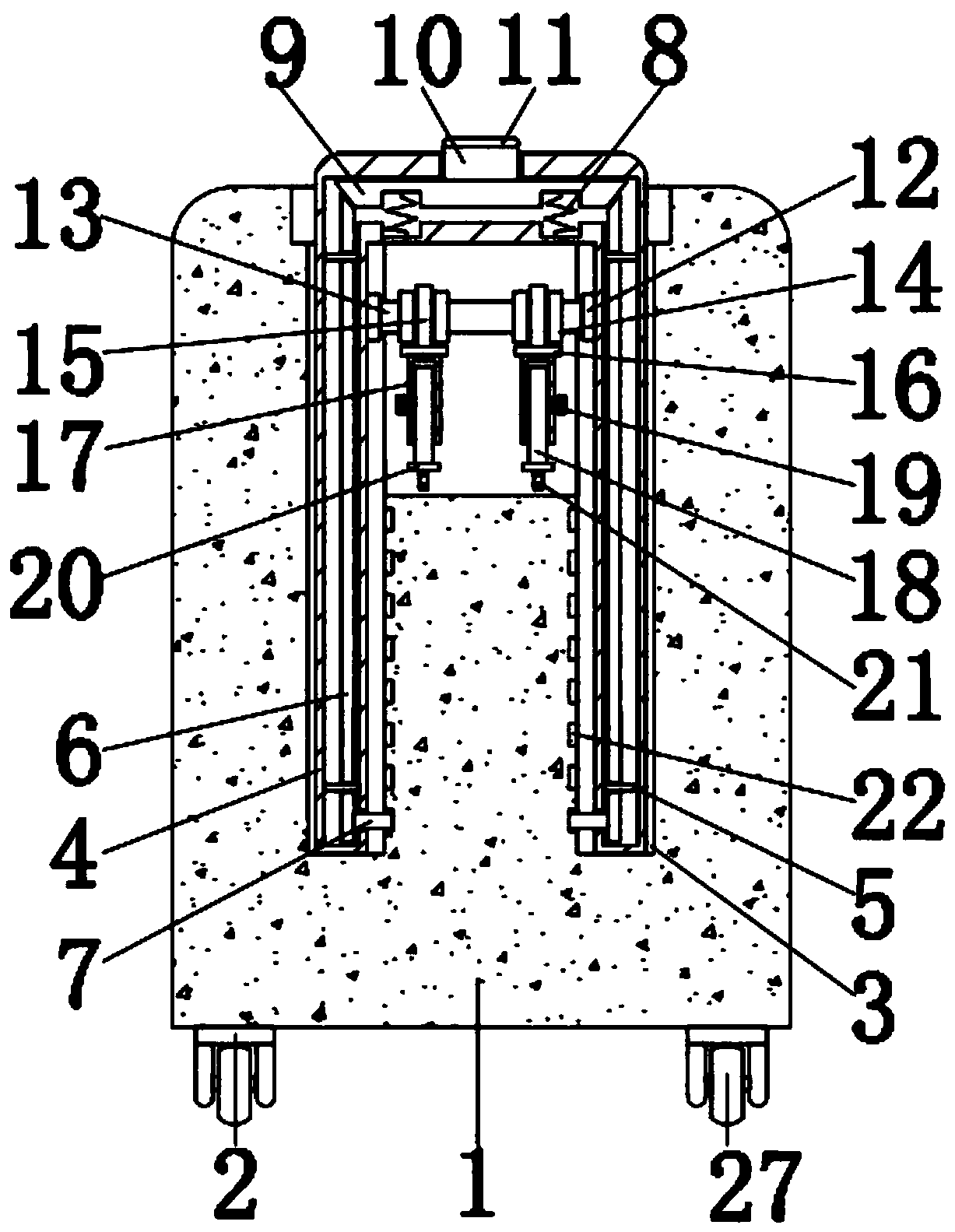 Durable draw-bar box