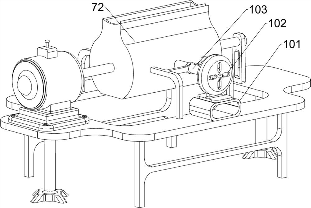 Treatment device for FPC circuit board production waste