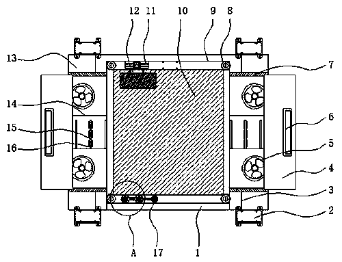 Aluminum magnesium titanium alloy material window with temperature monitoring function and processing method thereof