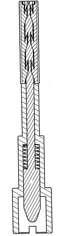 Serrated sliding automatic telescopic honing head