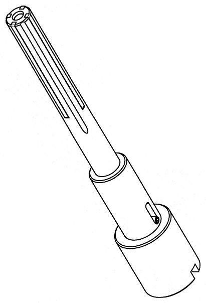 Serrated sliding automatic telescopic honing head