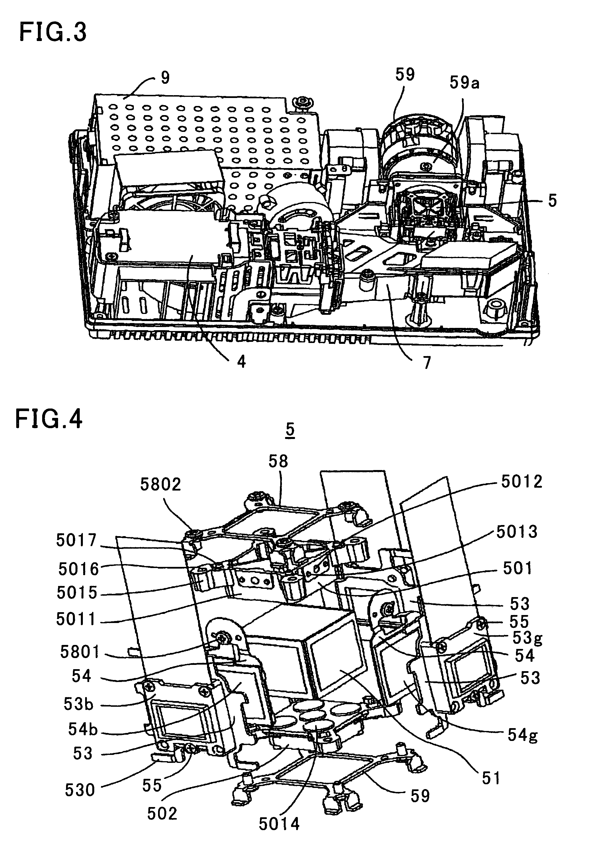 Liquid crystal projection apparatus utilizing image synthesizing unit with liquid crystal panel holders