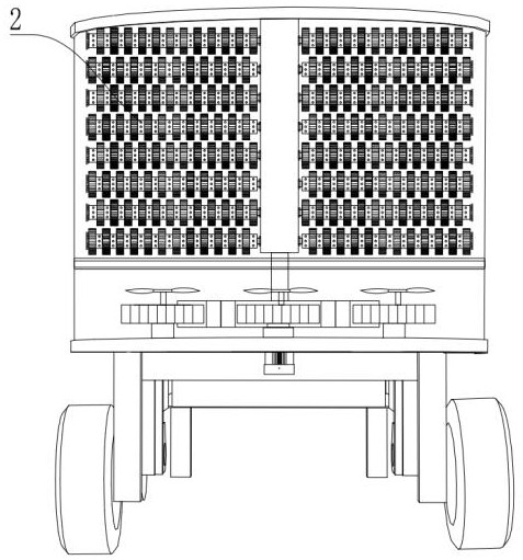 Bubble explosion type staggered intelligent mechanical arm assembly part cleaning equipment