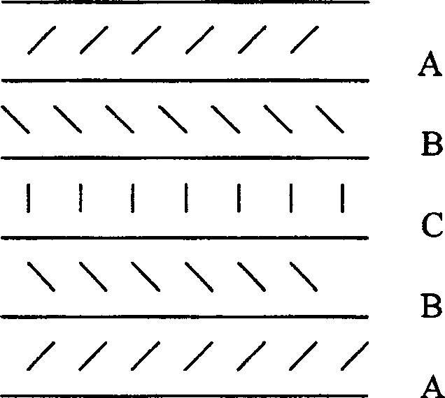 High isolation and high contraction film using polyvinyl alcohol as intermediate layer and preparation method thereof