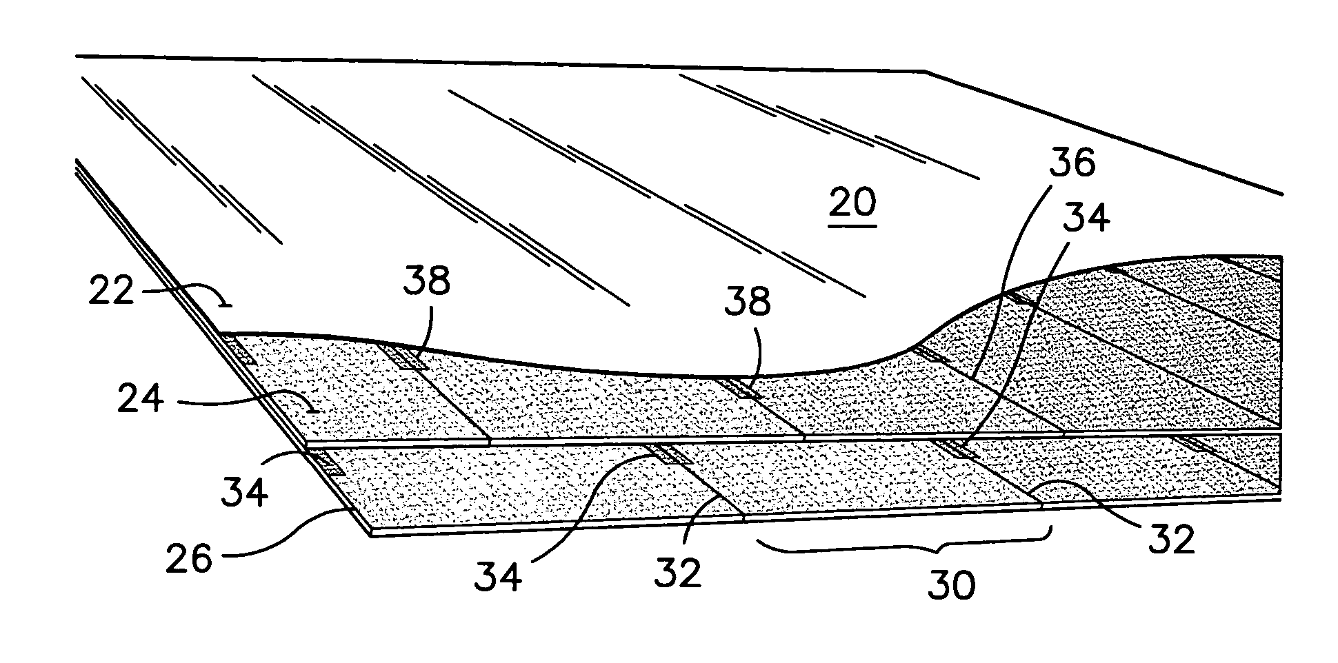 Membrane cover having a protective layer to prevent deterioration of UV stabilizers therein