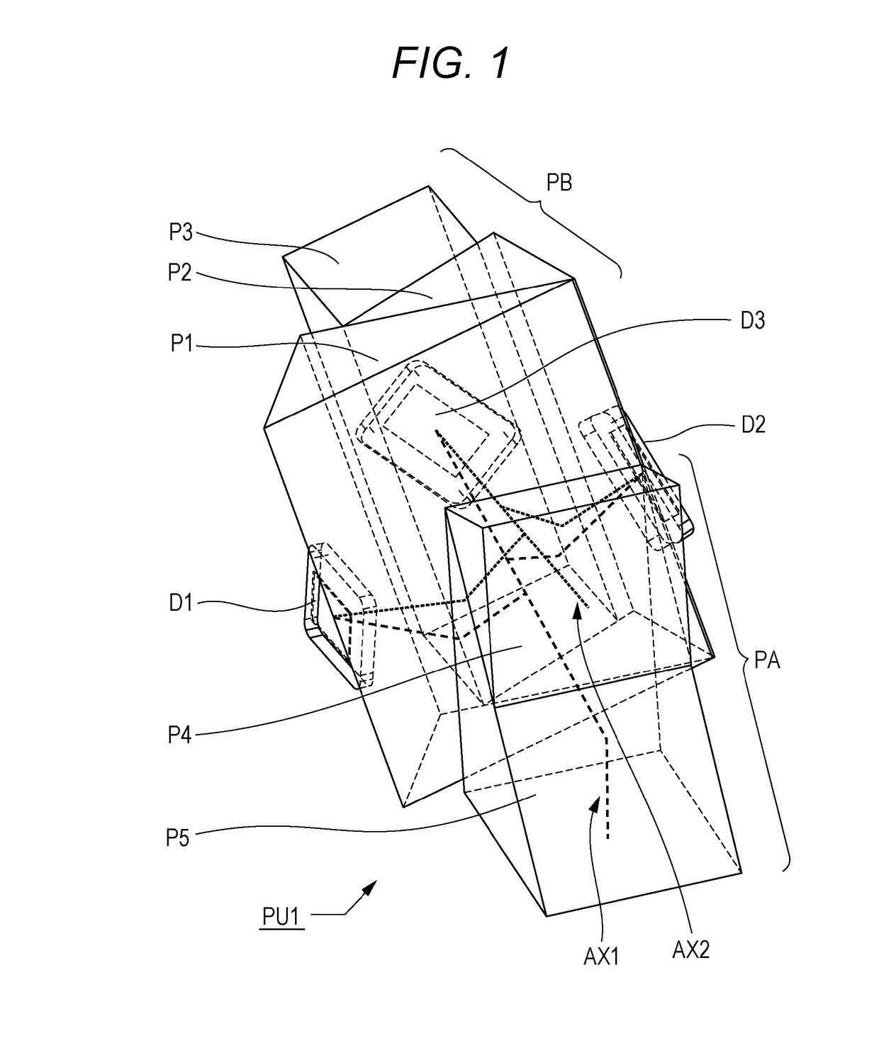 Three-plate optical system and projector