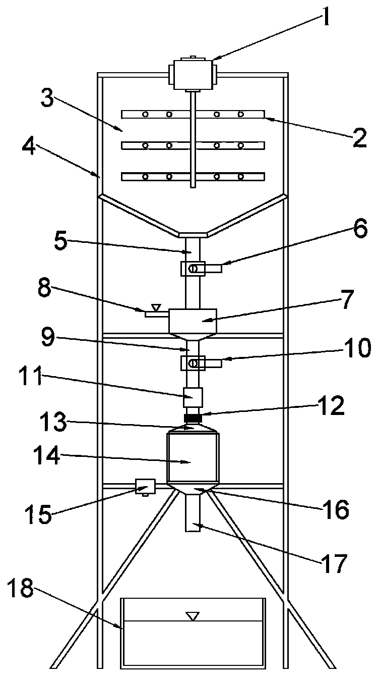 A kind of porous asphalt concrete water permeability testing device and testing method