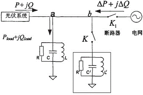 Detection device and detection method for photovoltaic anti-islanding test