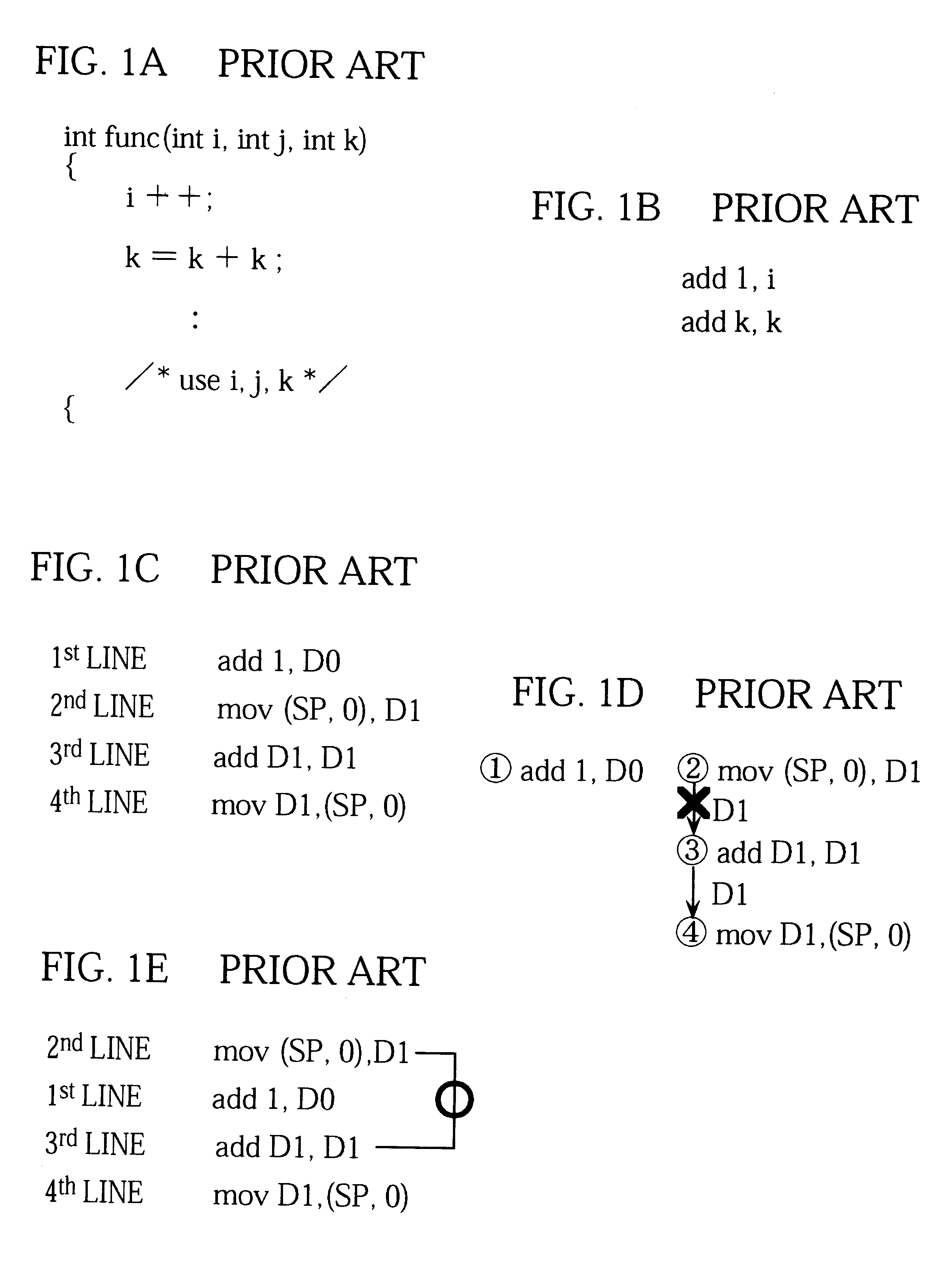 Compiler for optimizing memory instruction sequences by marking instructions not having multiple memory address paths