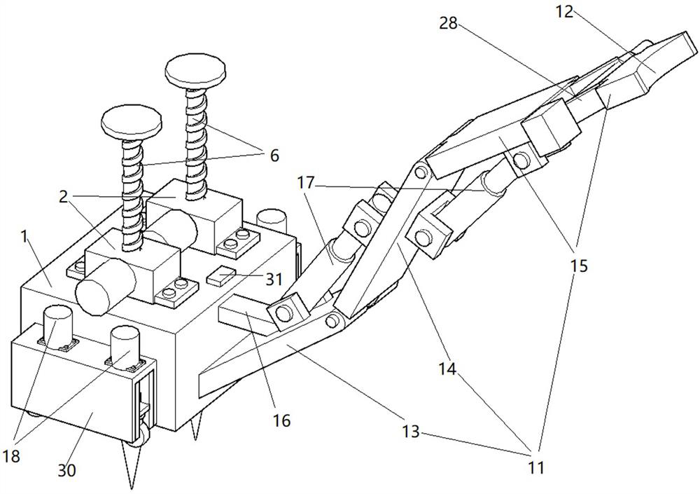 An electric pole bracket