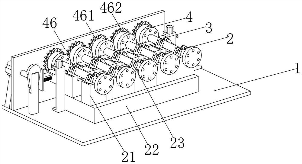 Automobile transmission shaft surface fine treatment machining system