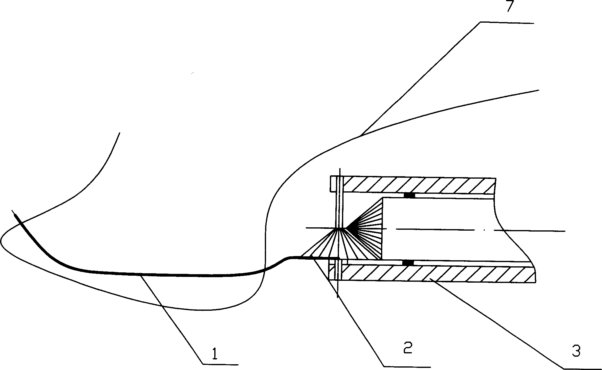 Stitching instrument for laparoscope