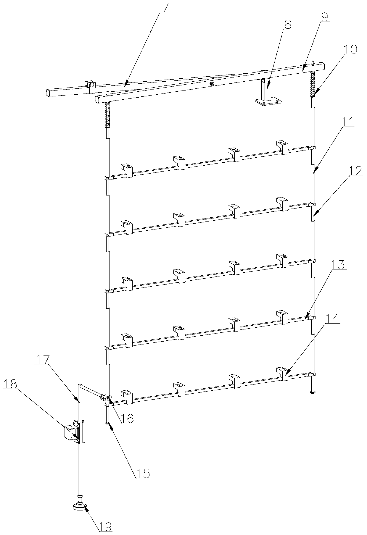 Server aging vehicle with fool-proof brake mechanism