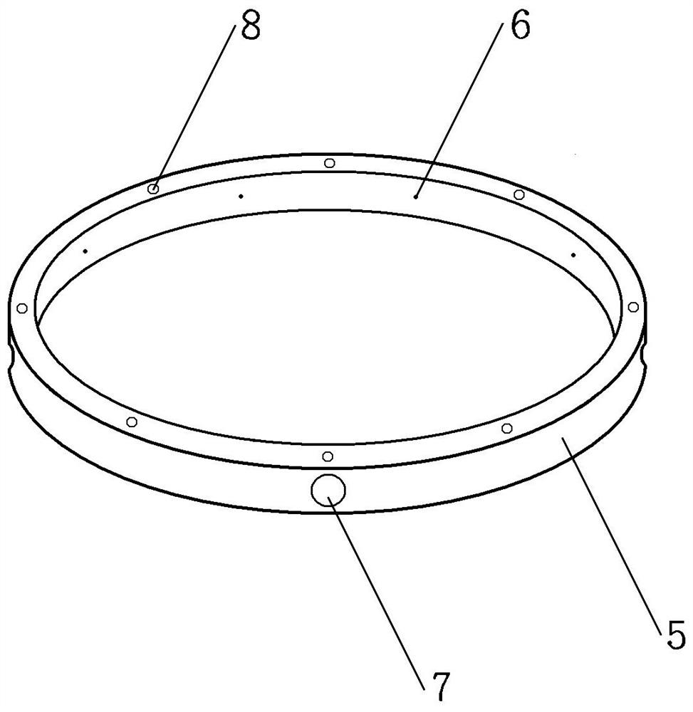 Round honeycomb frame