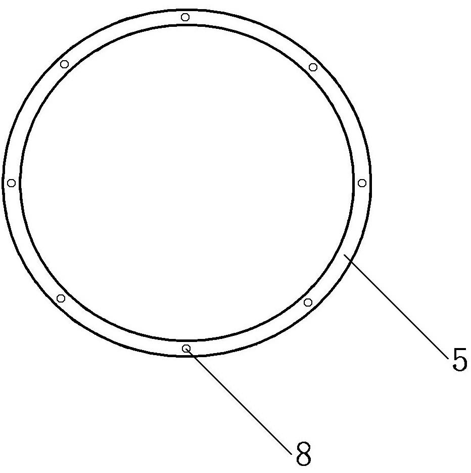 Round honeycomb frame