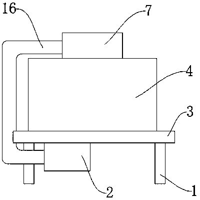 Quantitative drug adding device used in sewage treatment