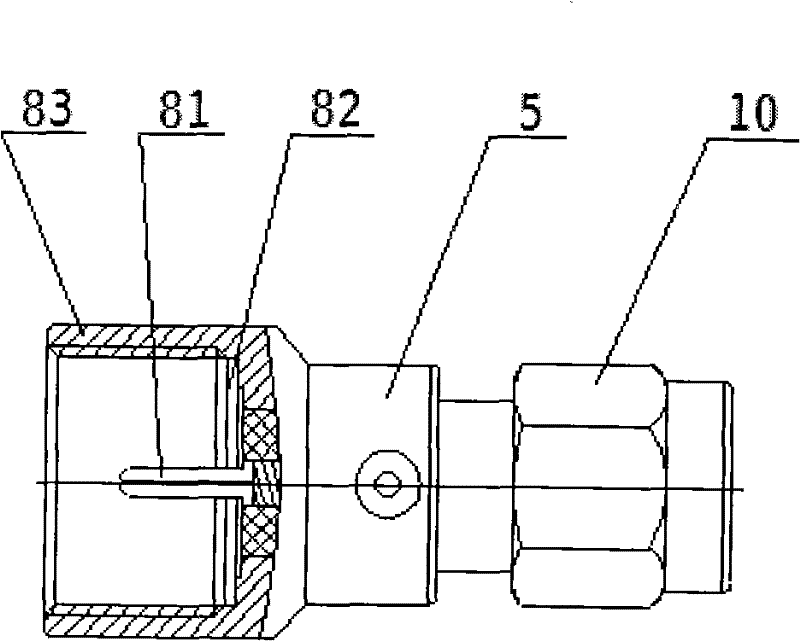 Replaceable radio frequency coaxial connector