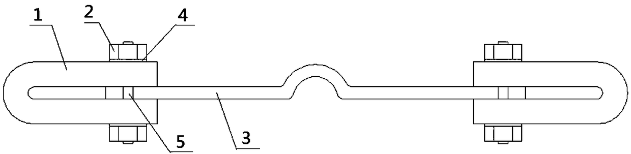 Method for simulating fatigue test of inter-pole connection wire