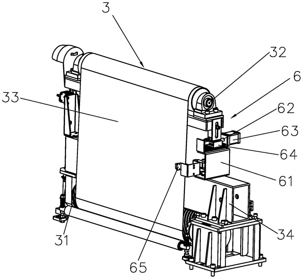 Intelligent deviation rectifying structure for wide abrasive belt