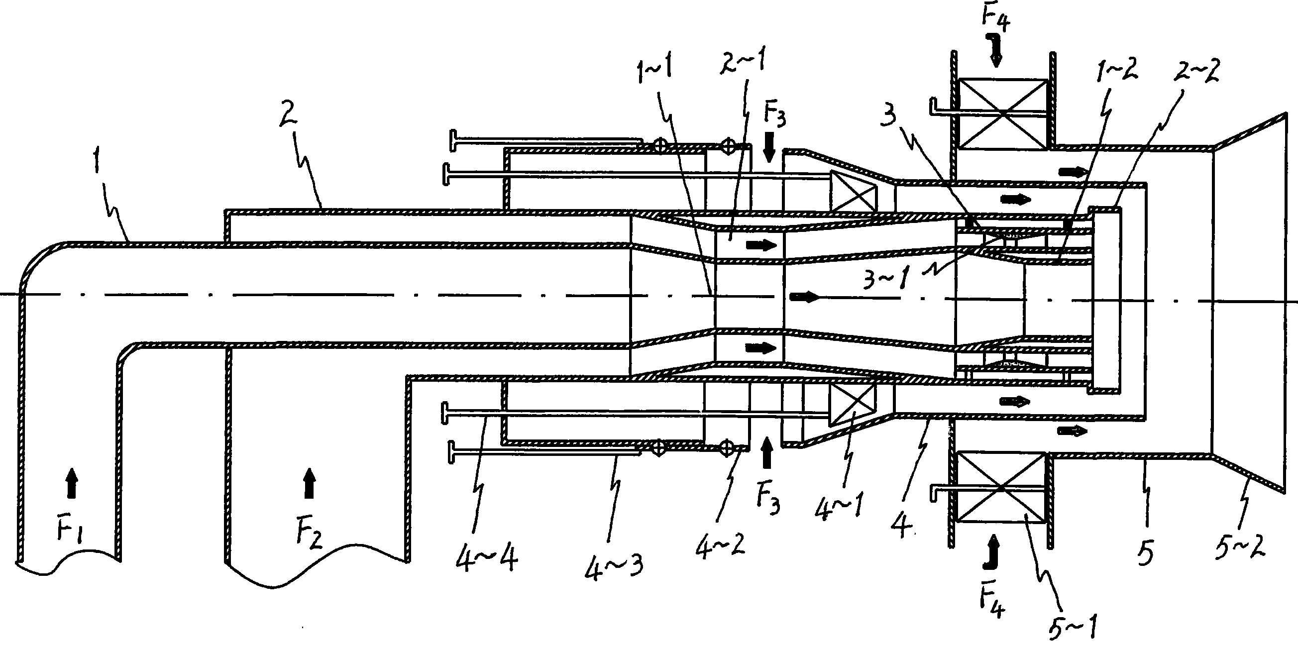 Double cyclone pulverized coal burner