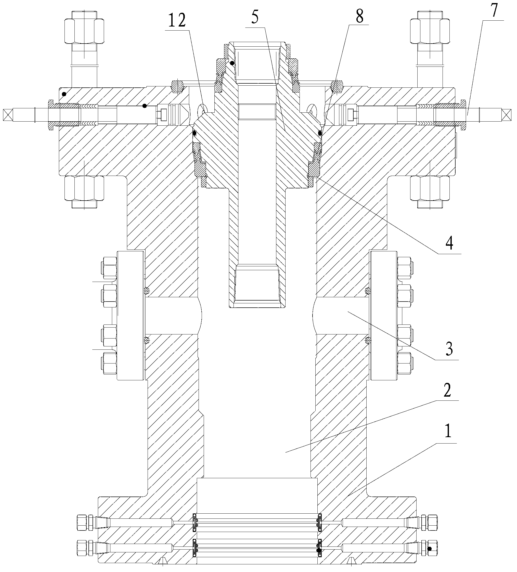 Multipurpose integral cross joint