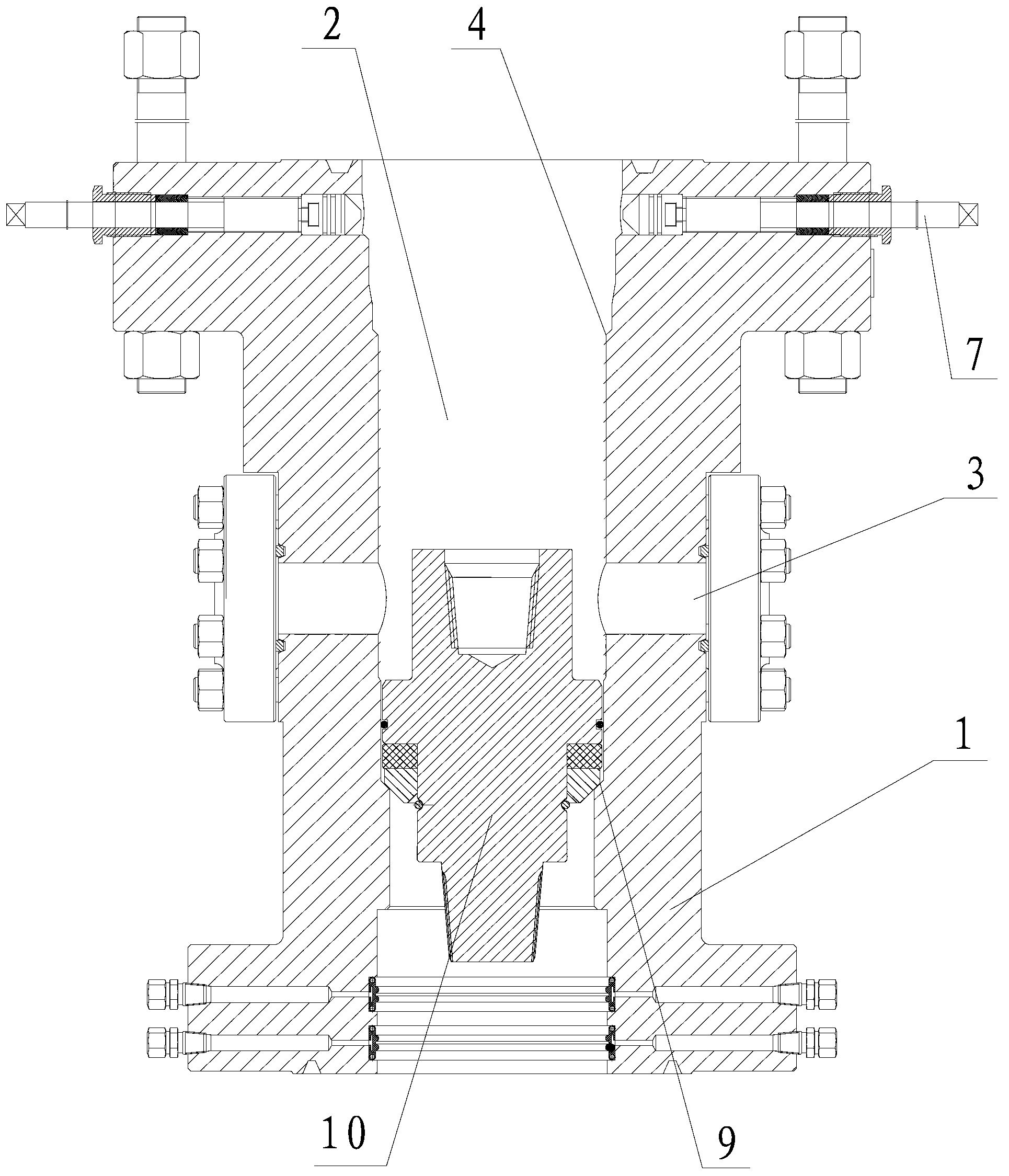 Multipurpose integral cross joint