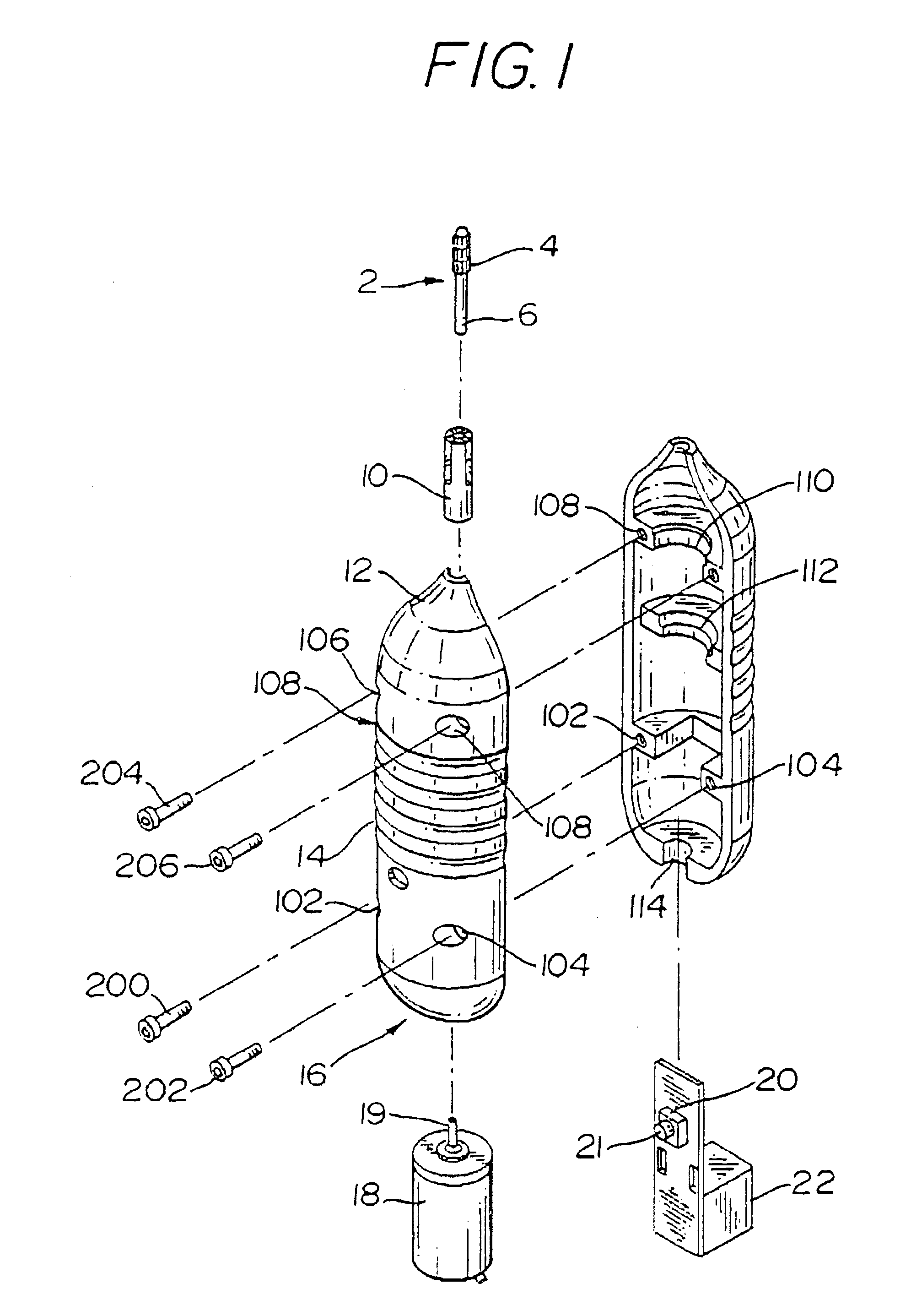 Ear cleaning portable rotary device