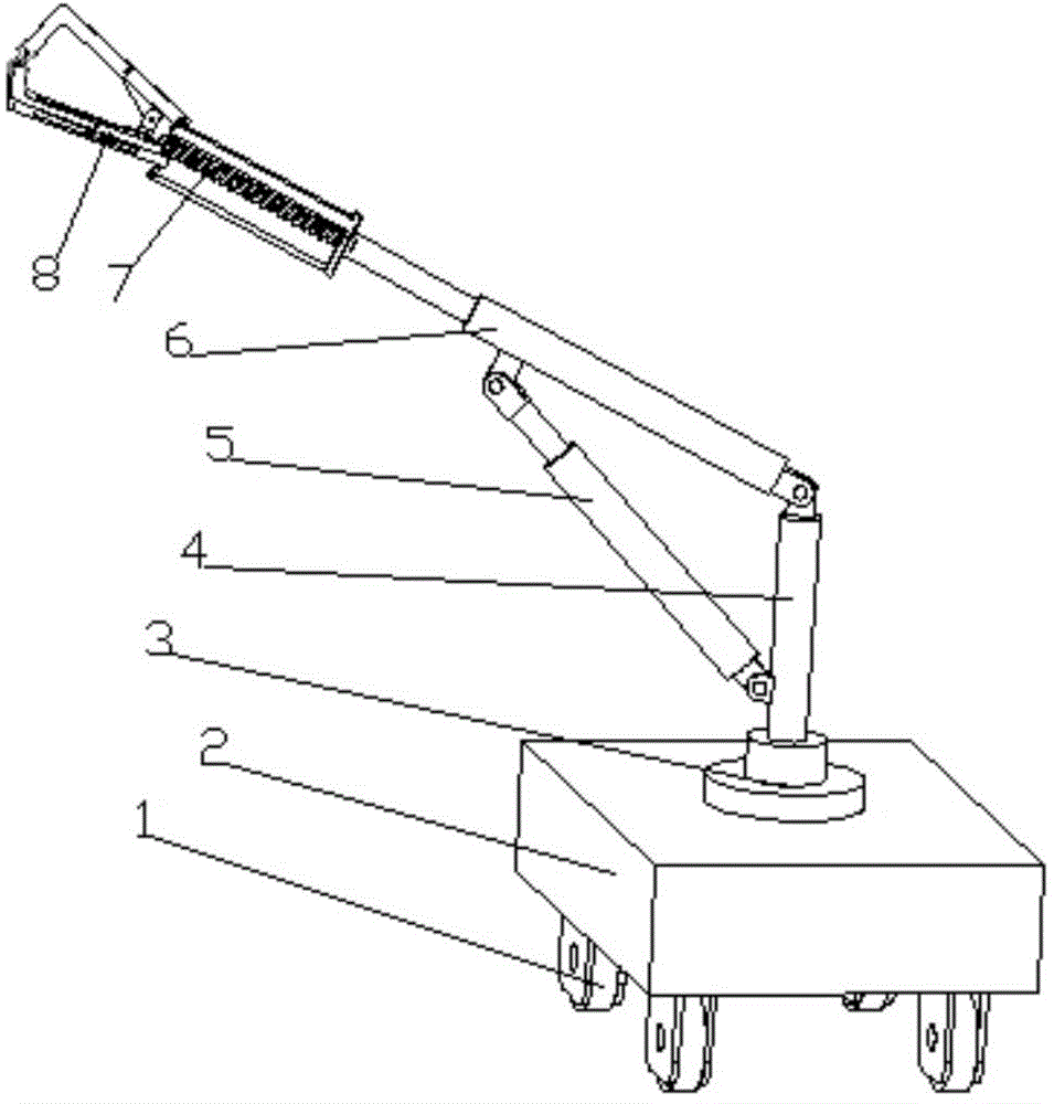 Hydraulic fruit picking manipulator