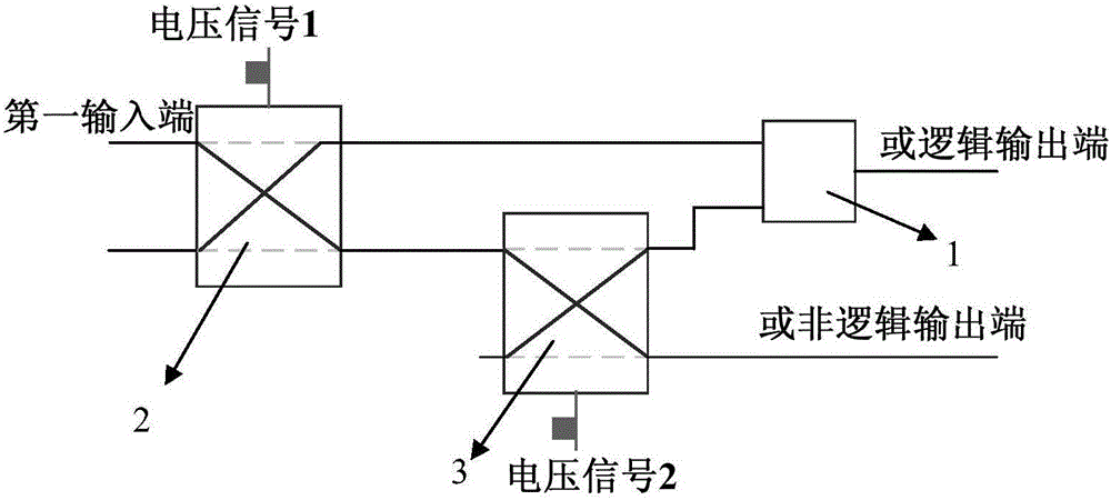 Silicon-based electro-optic logic OR/NOR gate