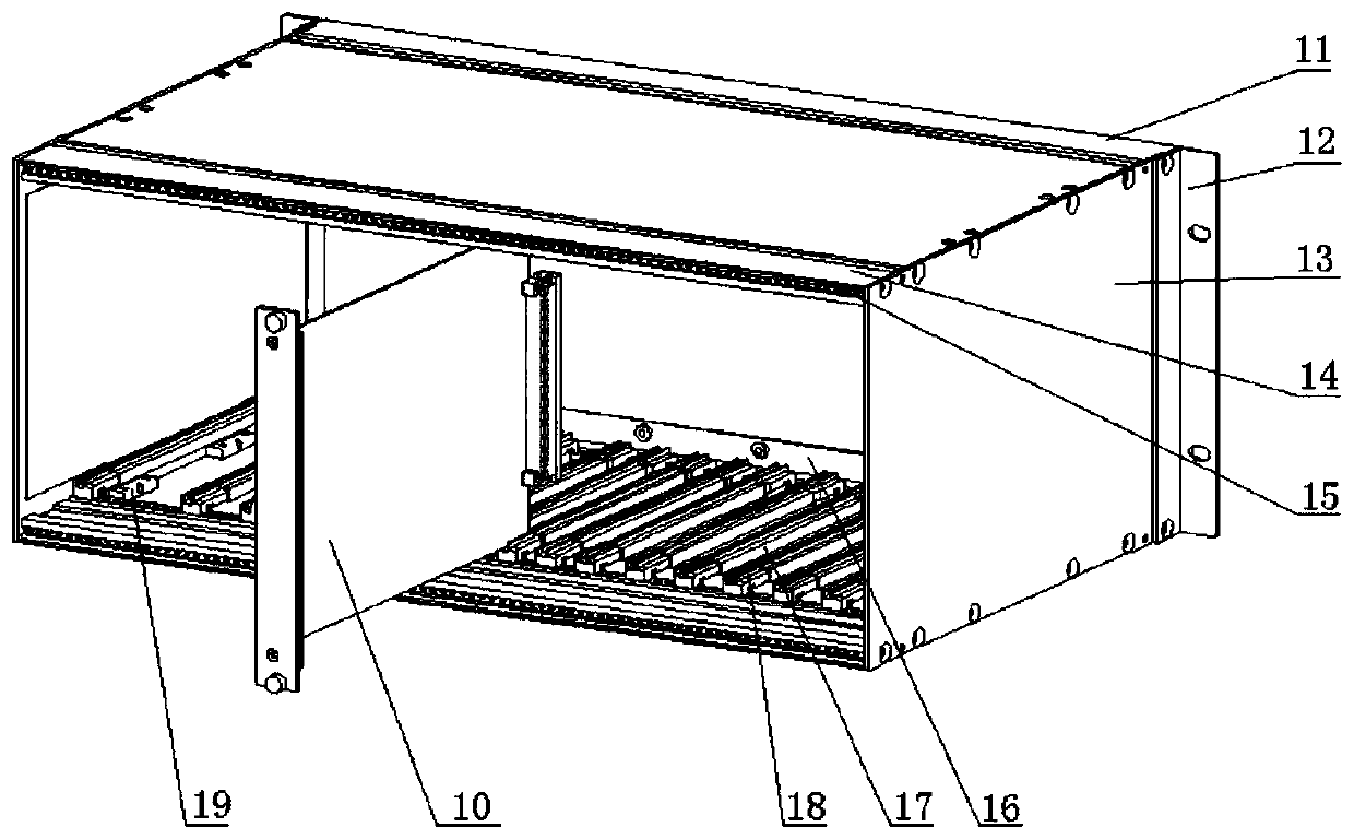 Electronic equipment subrack and assembling method thereof