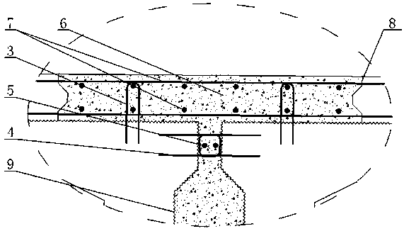 Enhanced type shrinkage-compensating ultrahigh-performance concrete hollow plate hinge joint structure