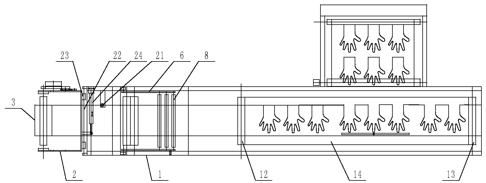 Glove making machine