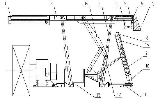 Automatic tamper type waste filling hydraulic support