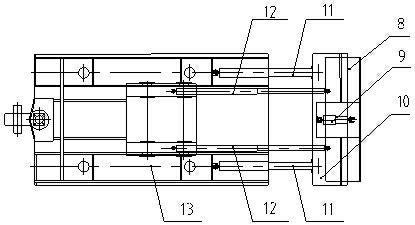 Automatic tamper type waste filling hydraulic support