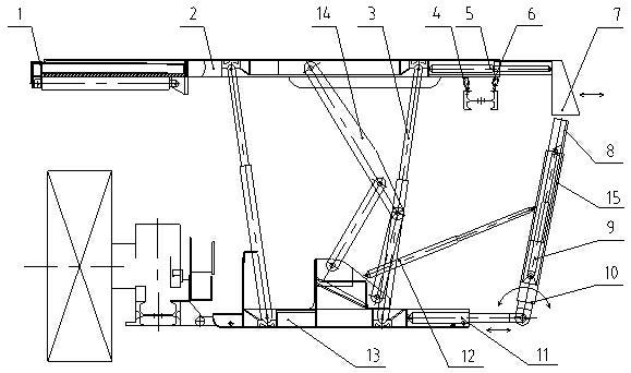 Automatic tamper type waste filling hydraulic support