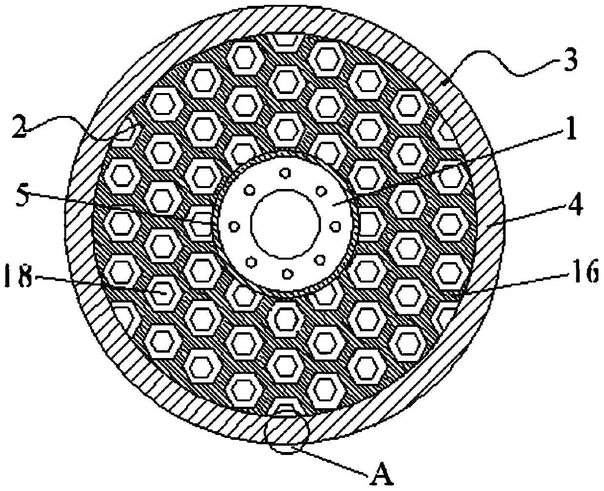 A kind of air-free mother and child tire