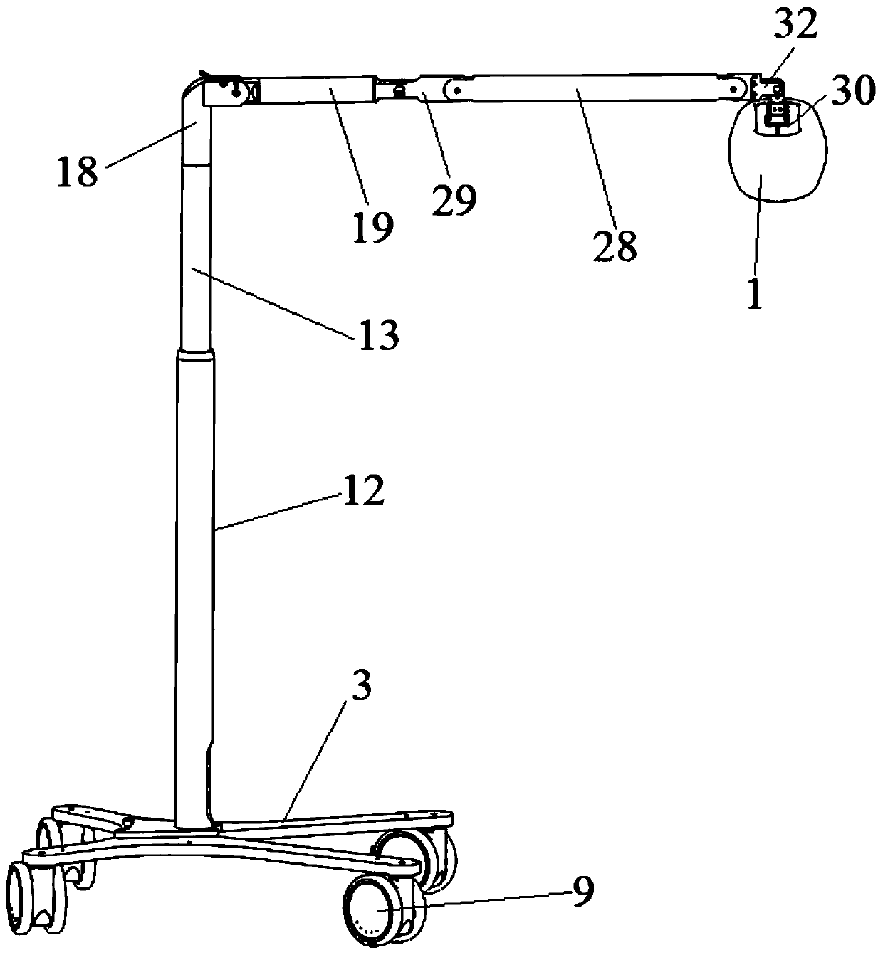 Support adjustment device