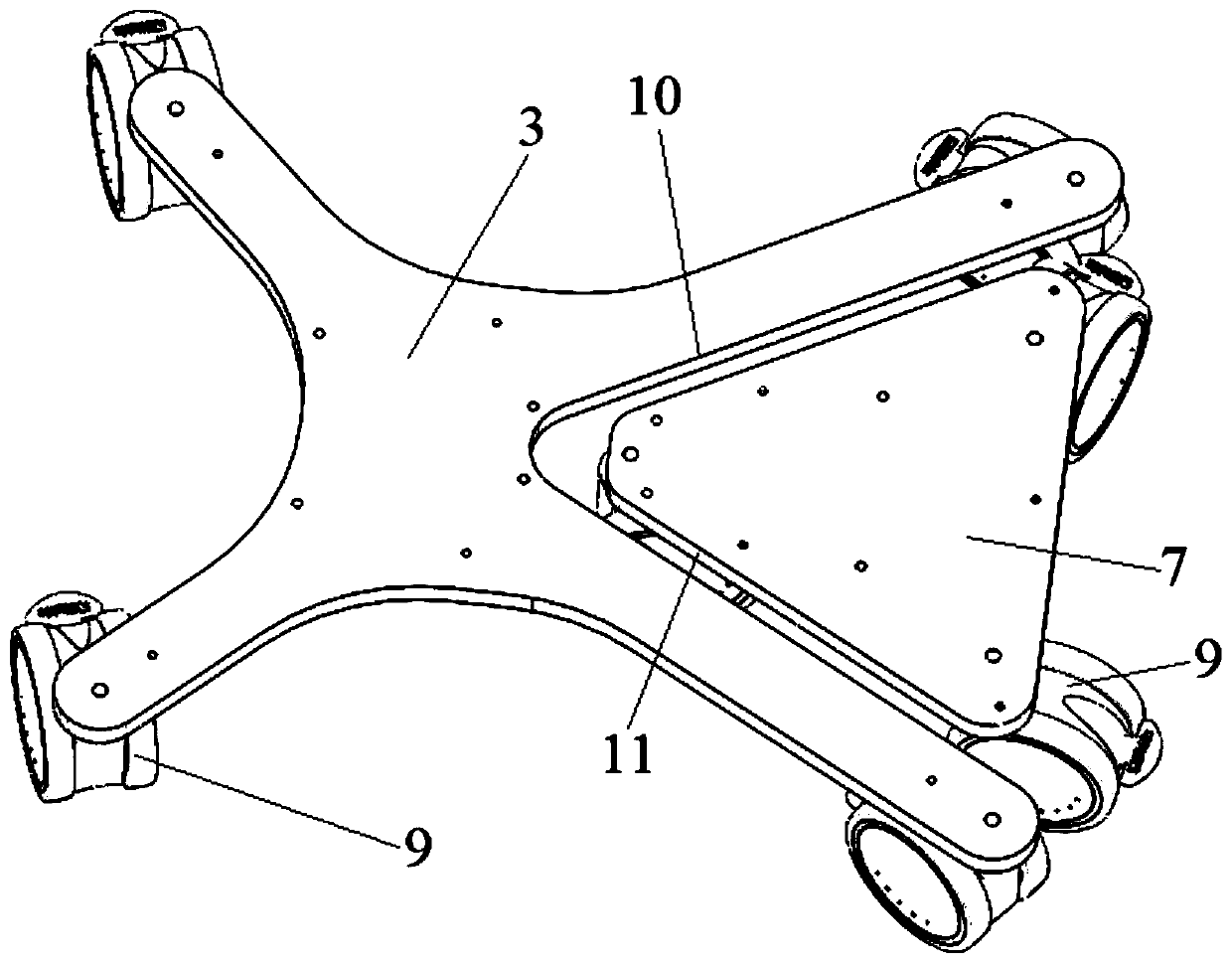 Support adjustment device