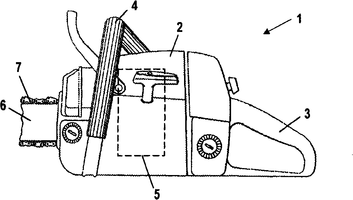 Guide bar arrangement