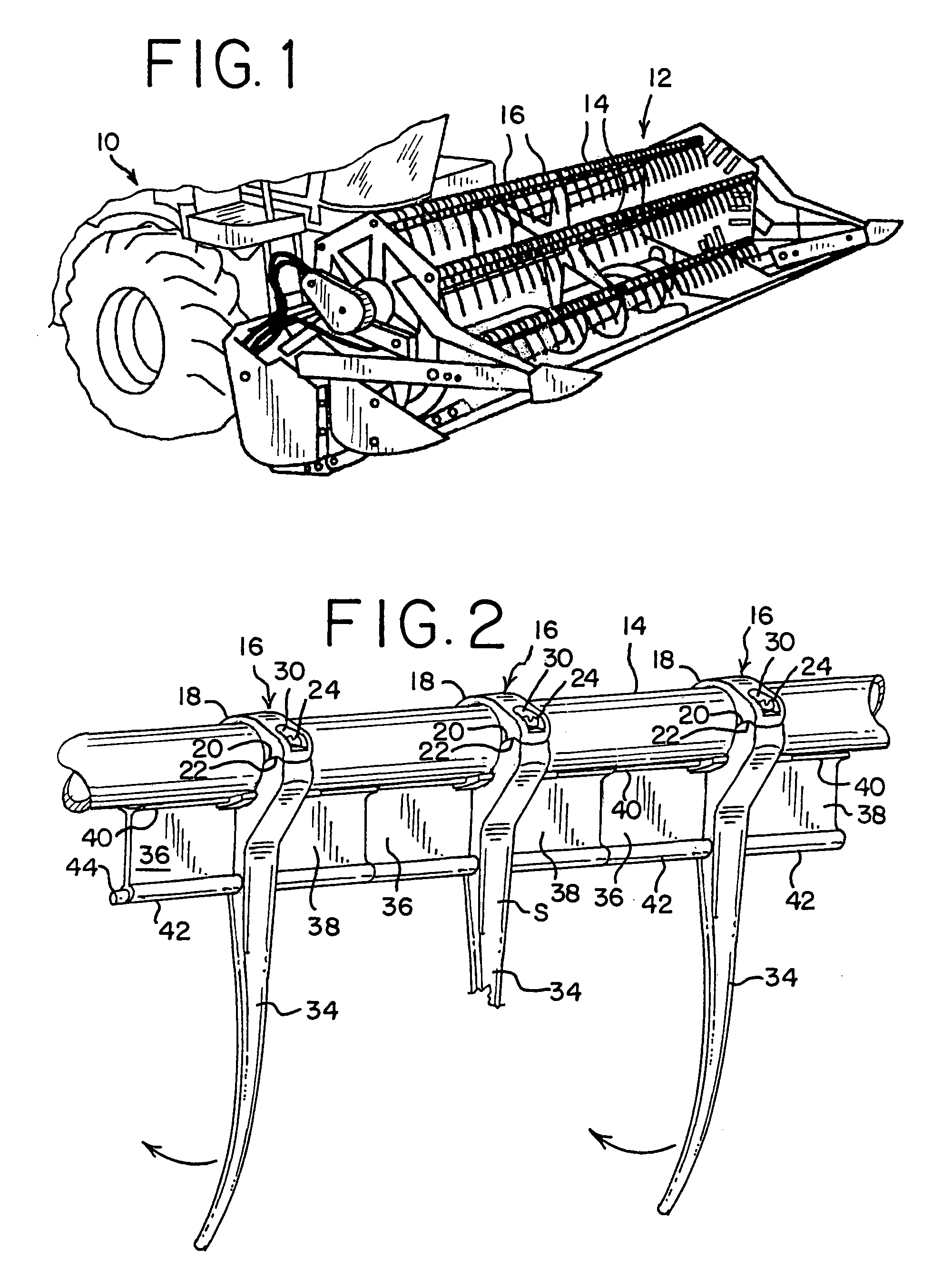 Harvester reel tine repair