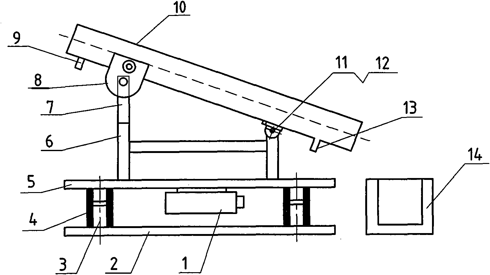 Device for preparing semi-solid alloy melt and process for preparing AlSi9Mg semi-solid alloy