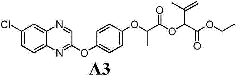 Aryloxy-phenoxy propionate compounds and preparation method and application thereof