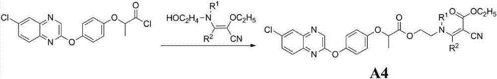 Aryloxy-phenoxy propionate compounds and preparation method and application thereof