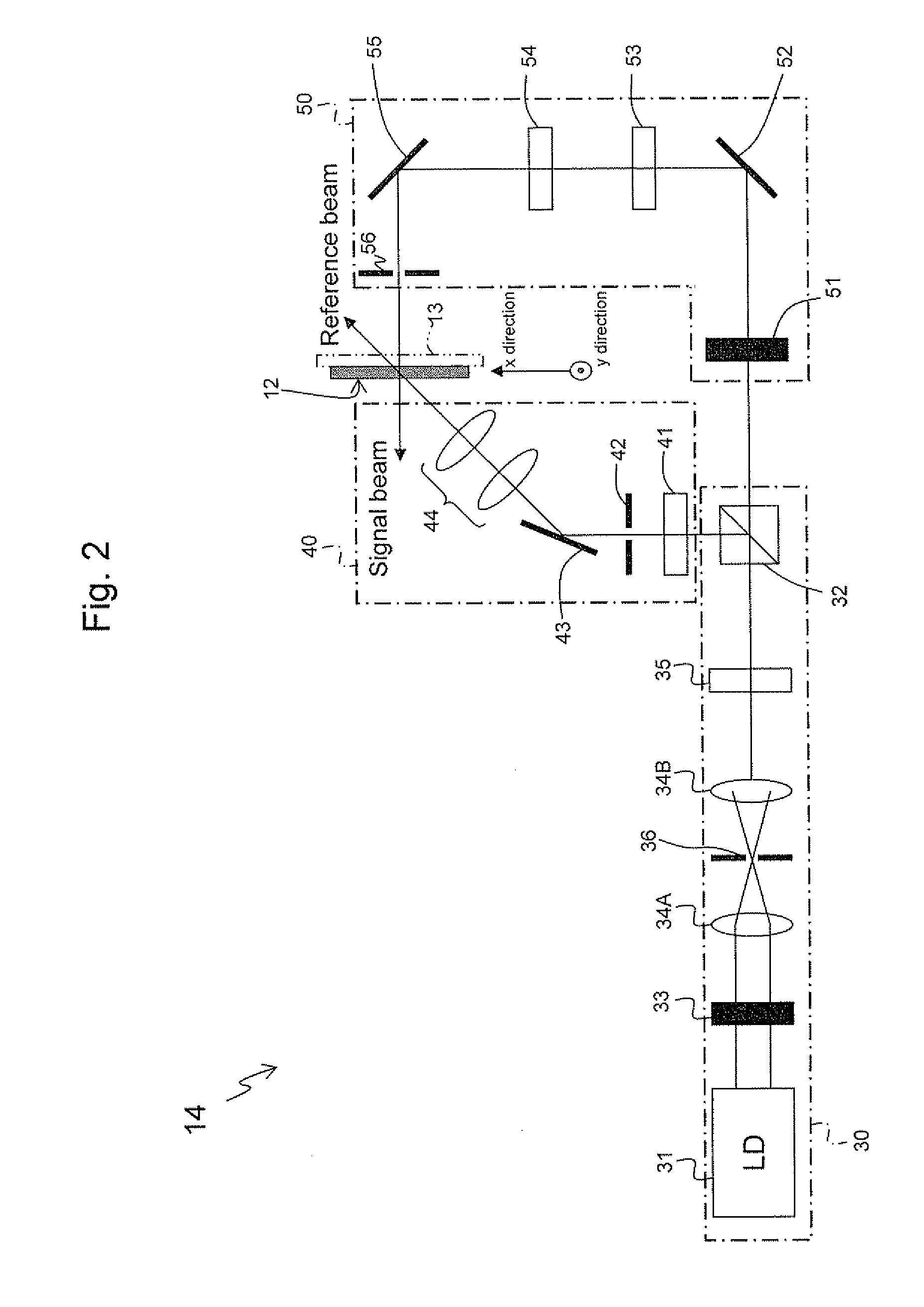 Apparatus and method for evaluating hologram image recording medium