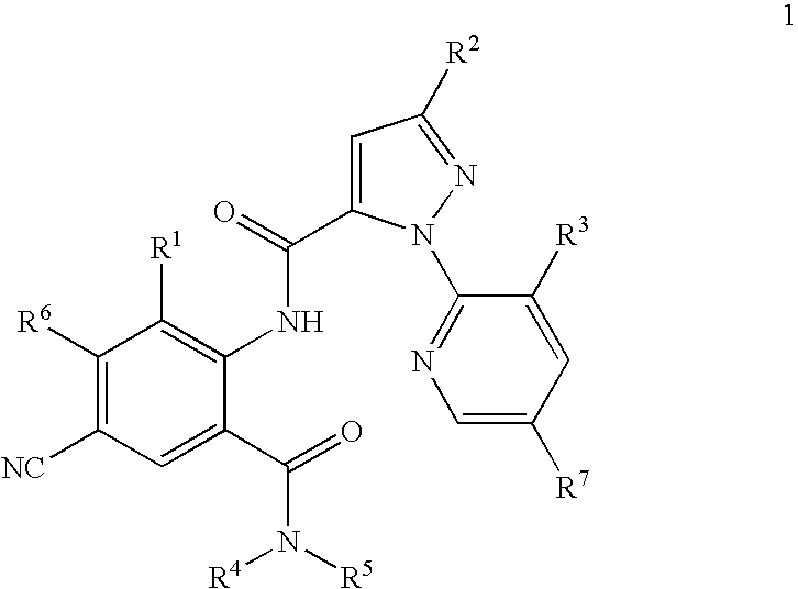 Cyano anthranilamide insecticides