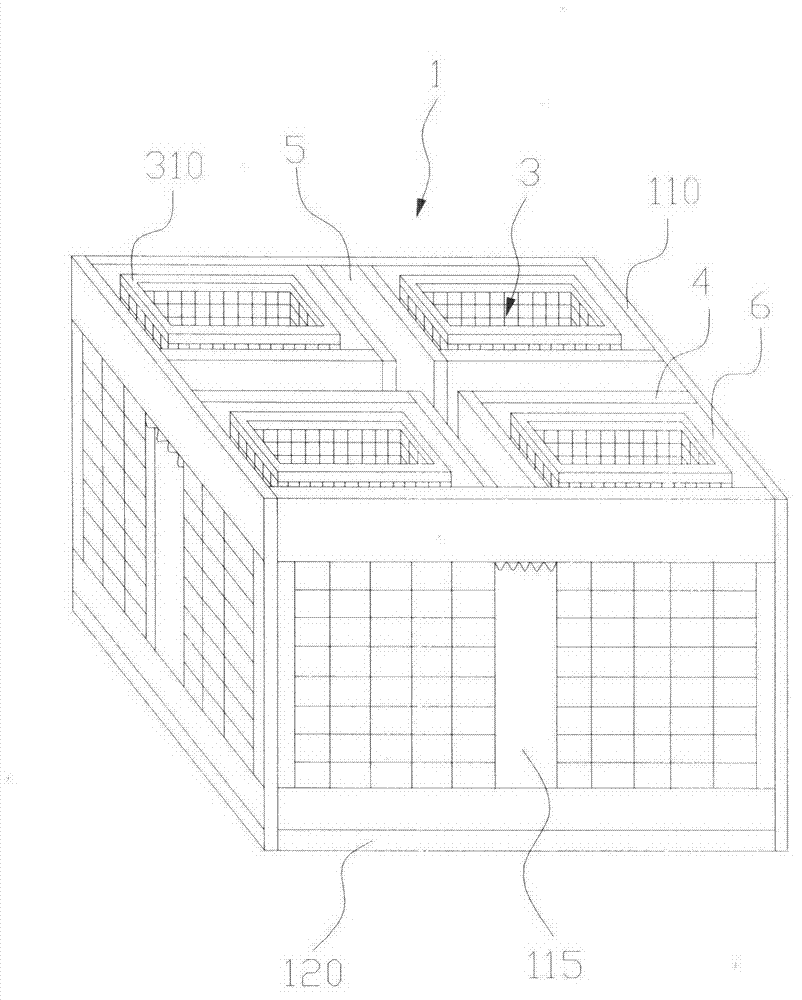 Fresh keeping frame for aquatic products