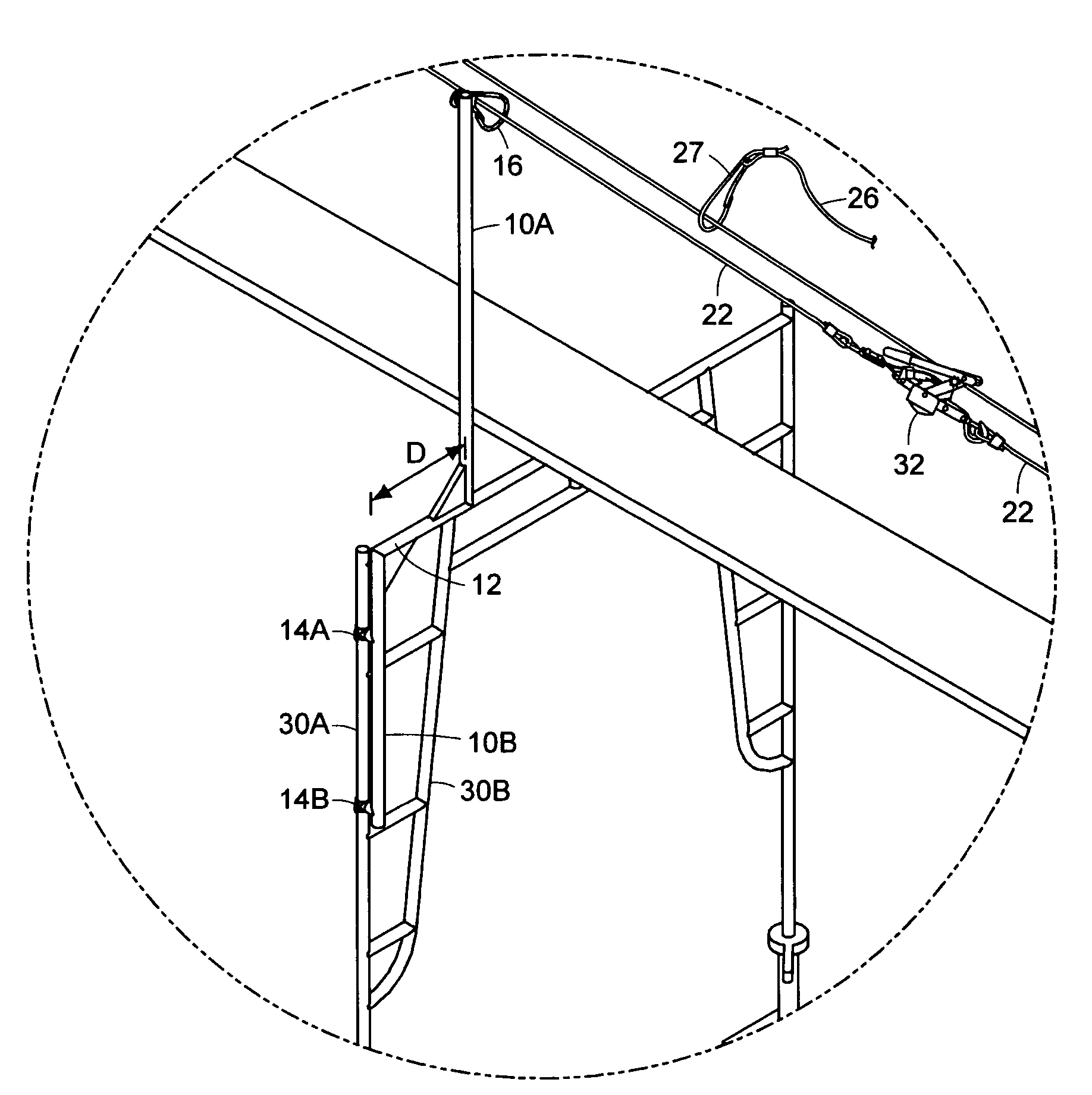 Scaffold safety apparatus